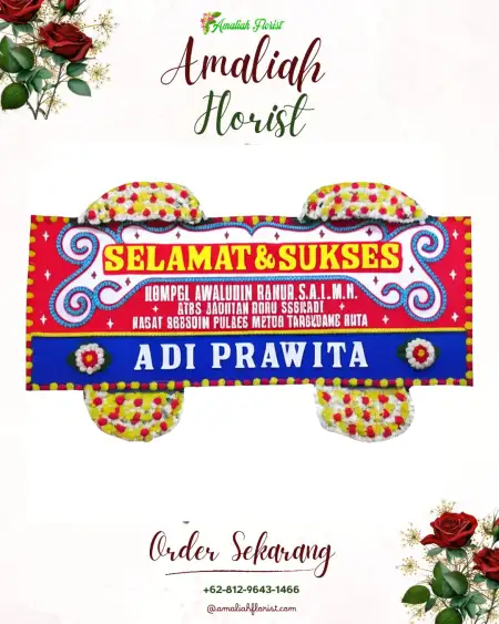 Papan Bunga Ucapan Selamat Gurudug